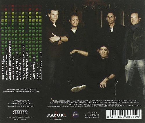 Contraportada de Cinco sentidos