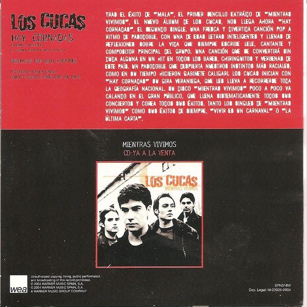Contraportada de Hay cornadas